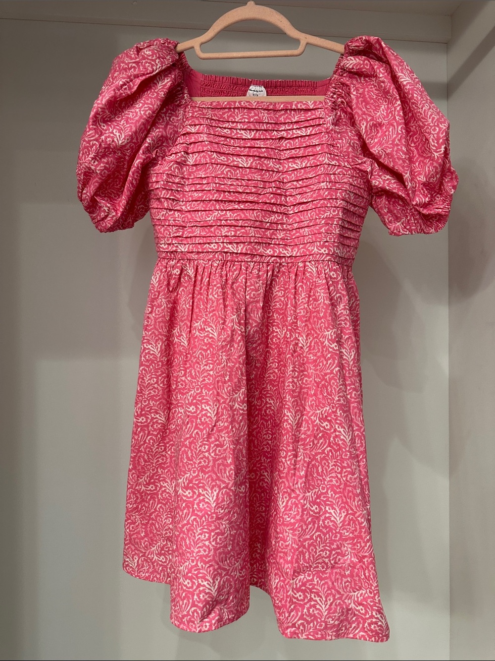 Abercrombie kids size 11-12 pink floral dress.  New